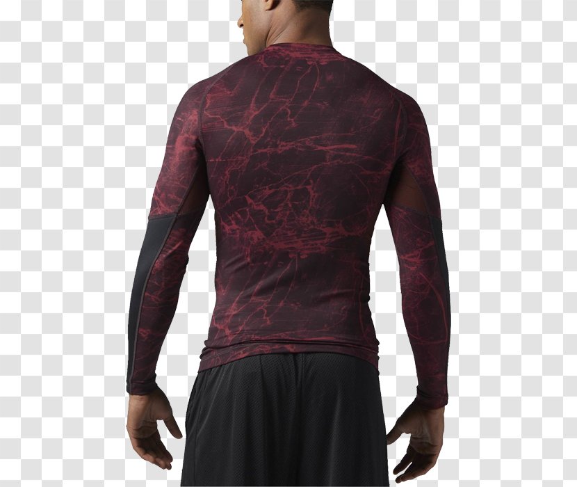 T-shirt Sleeve Rash Guard Reebok Top - T Shirt Transparent PNG