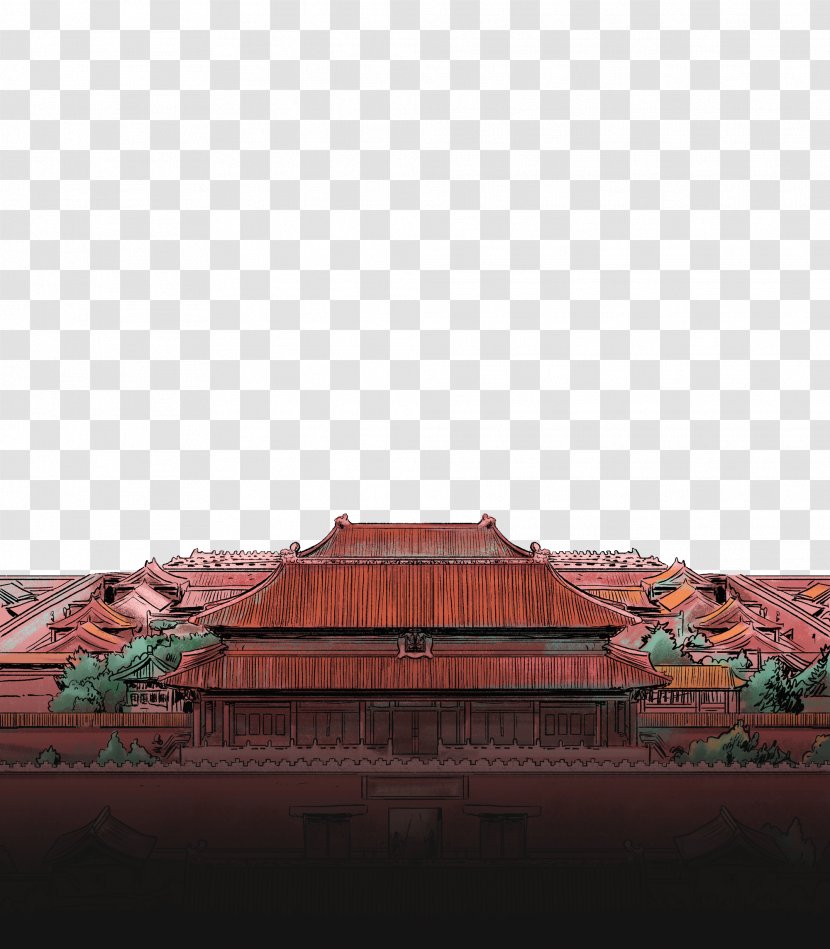 Chinese Background - Palace Museum - Art Building Transparent PNG