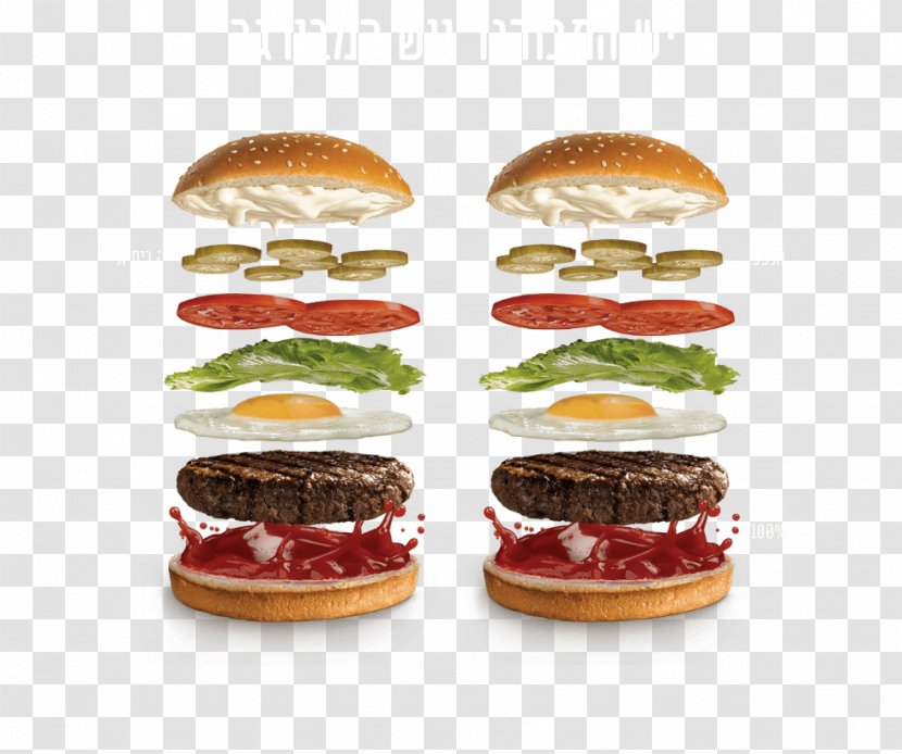 Cheeseburger Whopper Slider Breakfast Sandwich Fast Food - Cheese - Hot Dog Transparent PNG