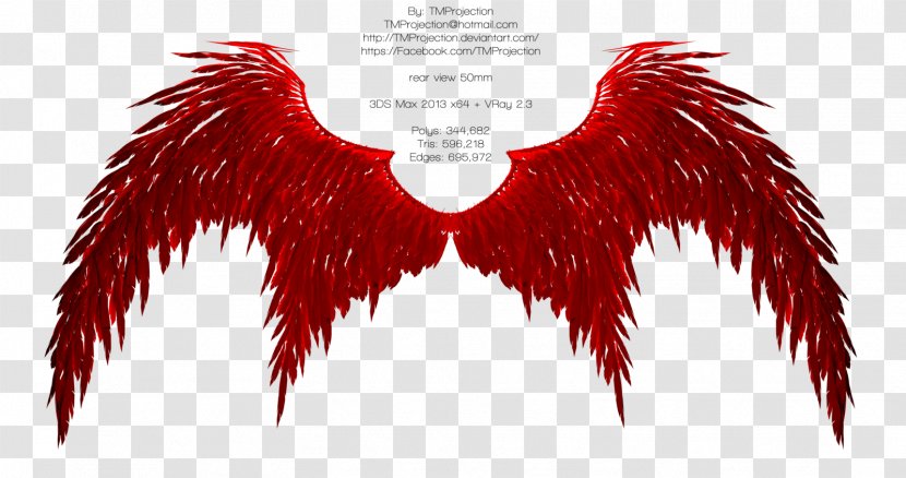 Lucifer Angel Devil Clip Art - Feather - Wings Transparent PNG