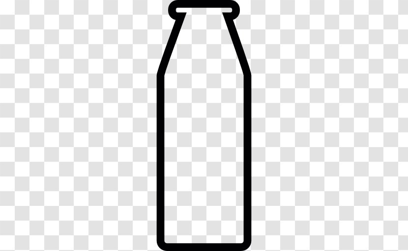 Milk Bottle Drink Clip Art - Black And White Transparent PNG