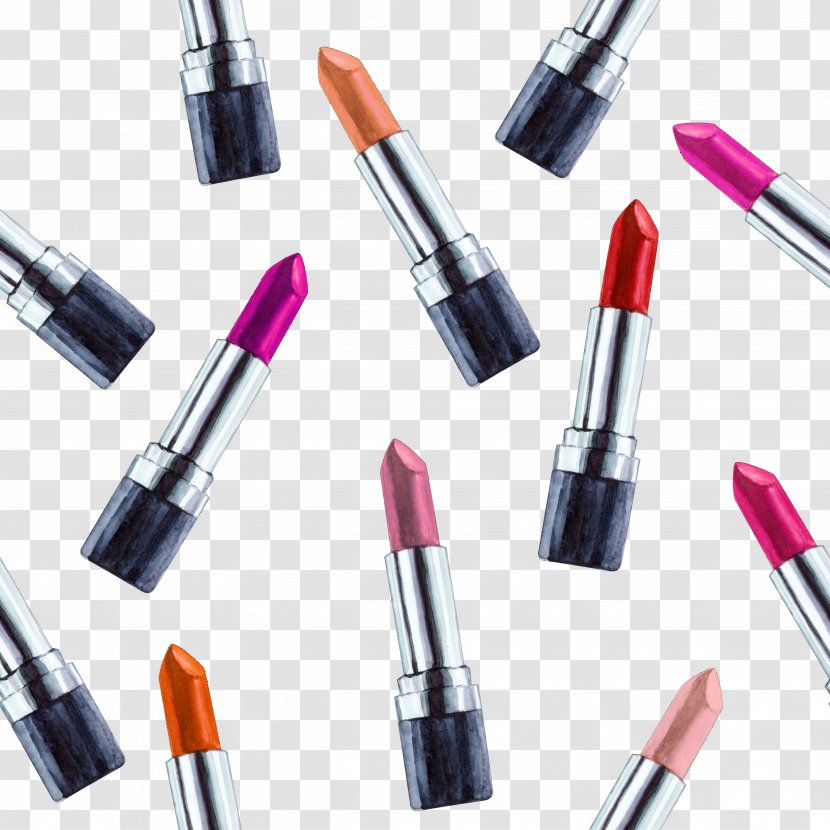 Lipstick Cosmetics Watercolor Painting Illustration - Stock Photography Transparent PNG