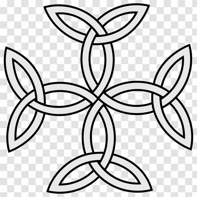 Carolingian Dynasty Cross Christian Triquetra - Plant - Swastika Transparent PNG