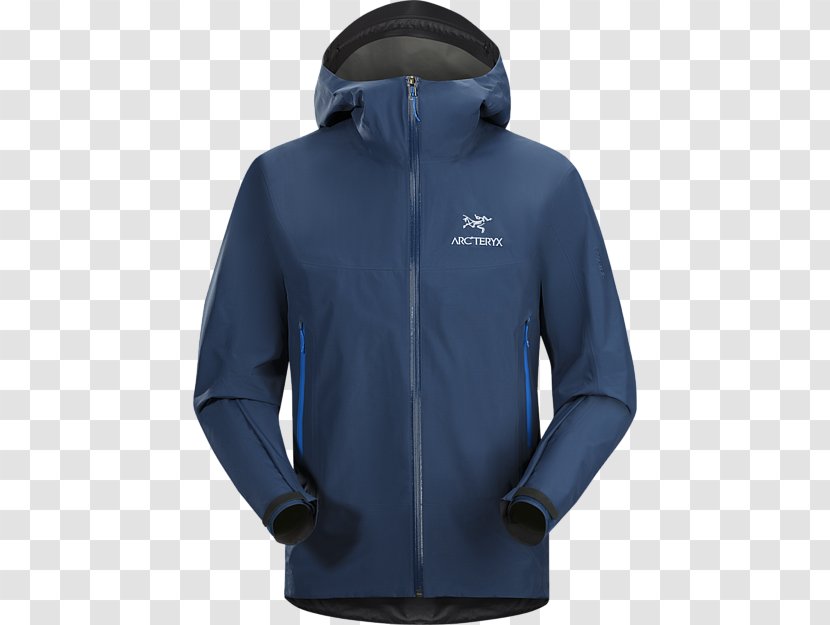 Arc'teryx T-shirt Hoodie Jacket Outerwear - Sleeve Transparent PNG