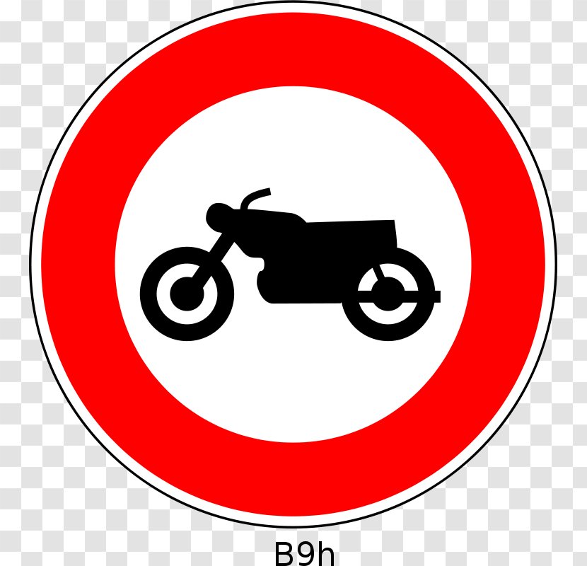 Traffic Sign Motorcycle Bicycle Warning Vehicle - Motor Transparent PNG