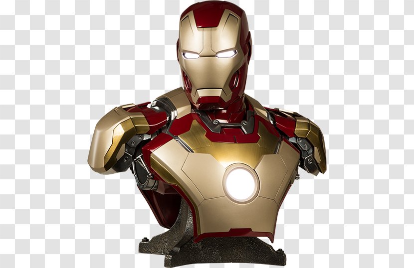 The Iron Man Collector Sideshow Collectibles Bust - Legacy Effects - Mark 50 Transparent PNG