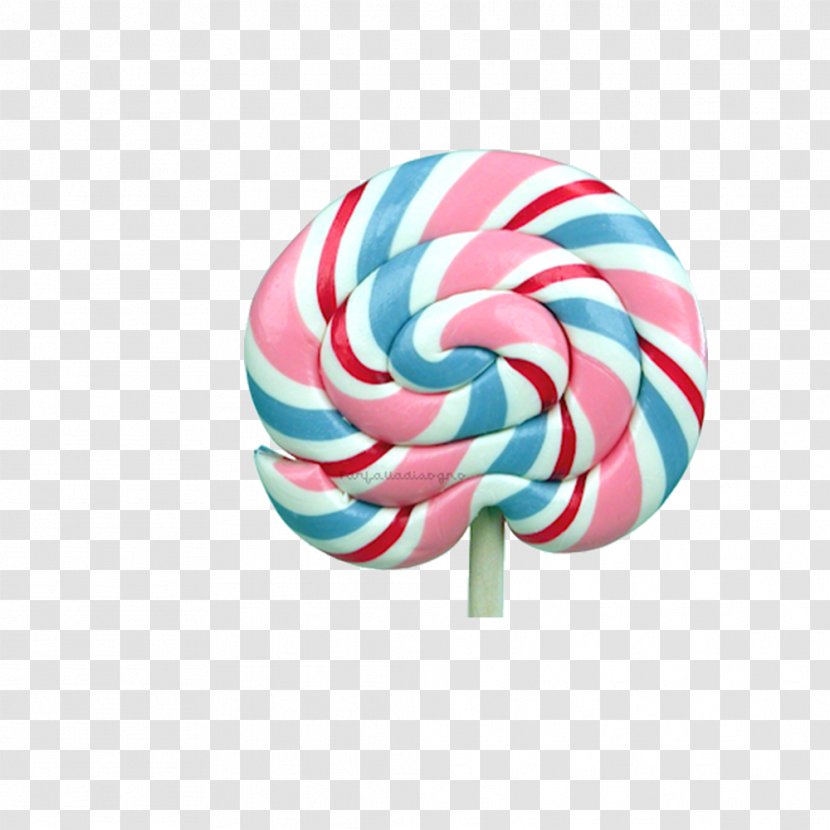 Lollipop Cotton Candy Sugar - Spiral Transparent PNG