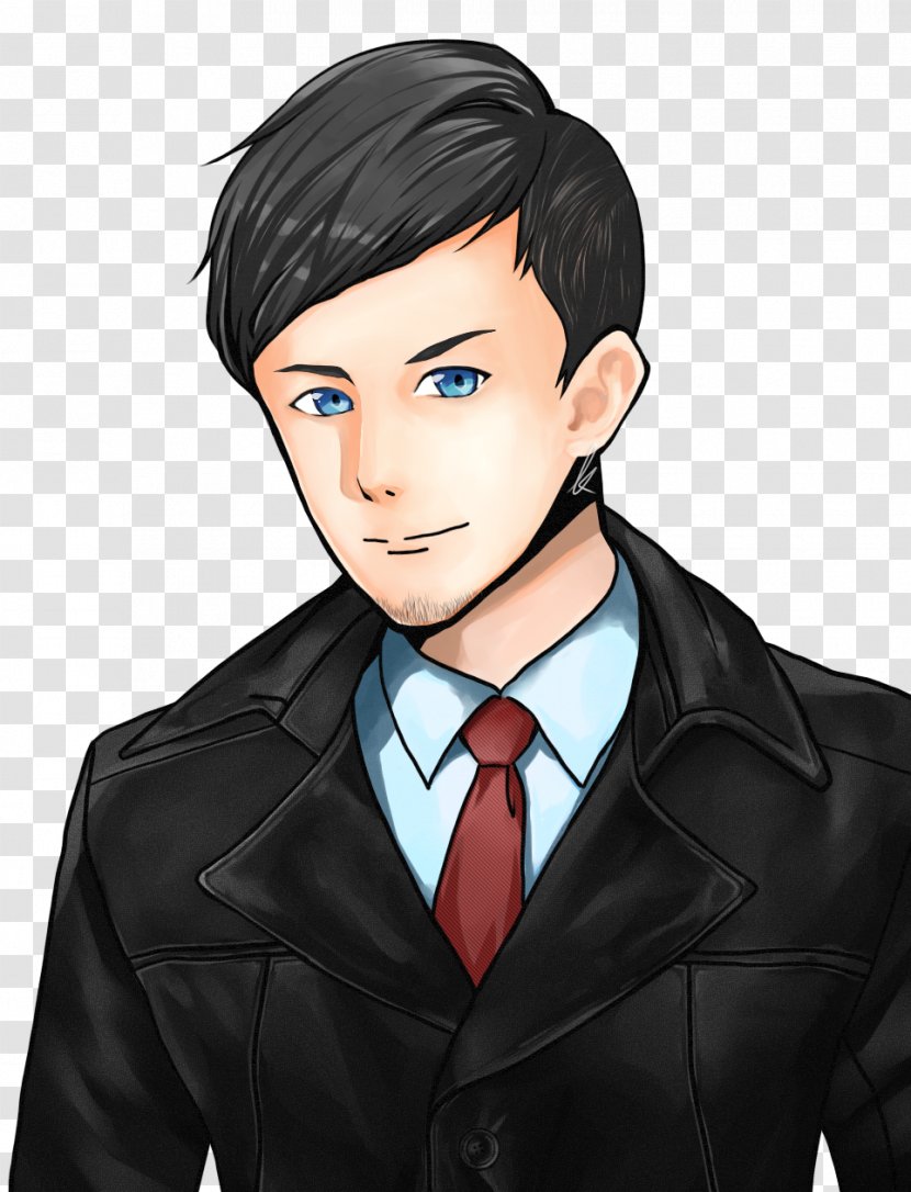 Tuxedo Black Hair Coloring - Cartoon - Markus Persson Transparent PNG