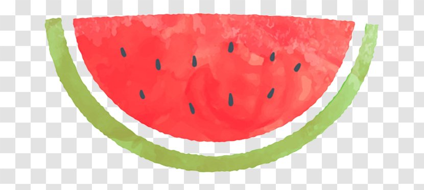 Watermelon Citrullus Lanatus Watercolor Painting Summer - Food Transparent PNG