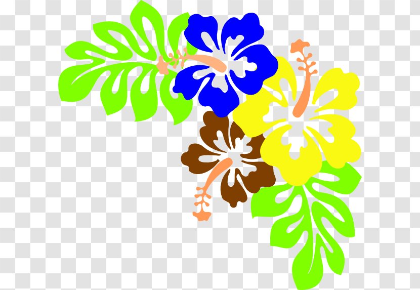 Hawaiian Hibiscus Yellow Clip Art - Flowering Plant - Hawaii Flower Transparent PNG