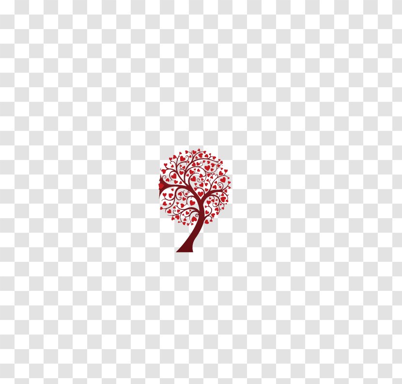 Heart Trees - Textile - Point Transparent PNG