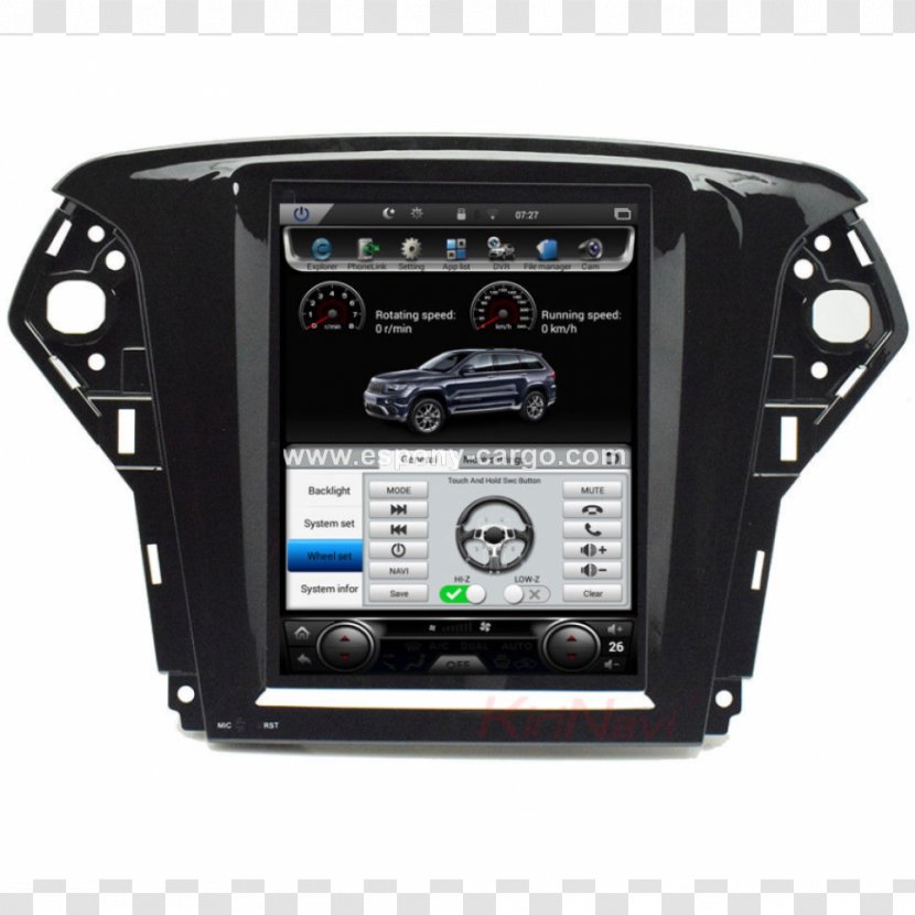 Ford Mondeo Car GPS Navigation Systems F-Series - Android Marshmallow Transparent PNG