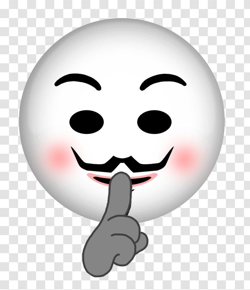 Emoji 絵文字 Smiley Emoticon Anonymous Transparent PNG