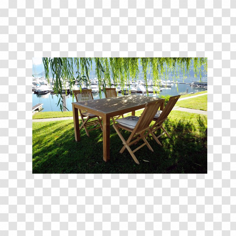 Table Garden Furniture Chair - Teak Transparent PNG
