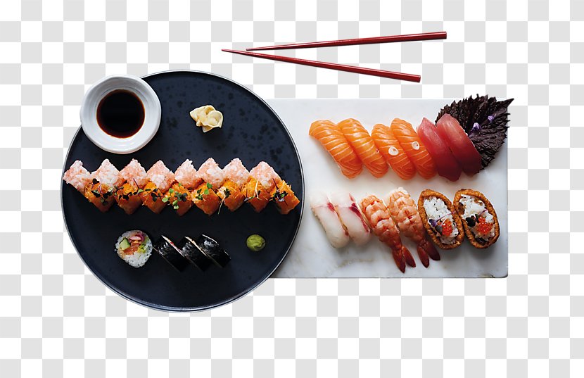 Sticks'n'Sushi Japanese Cuisine Sashimi Restaurant - Animal Source Foods - Sushi Takeaway Transparent PNG