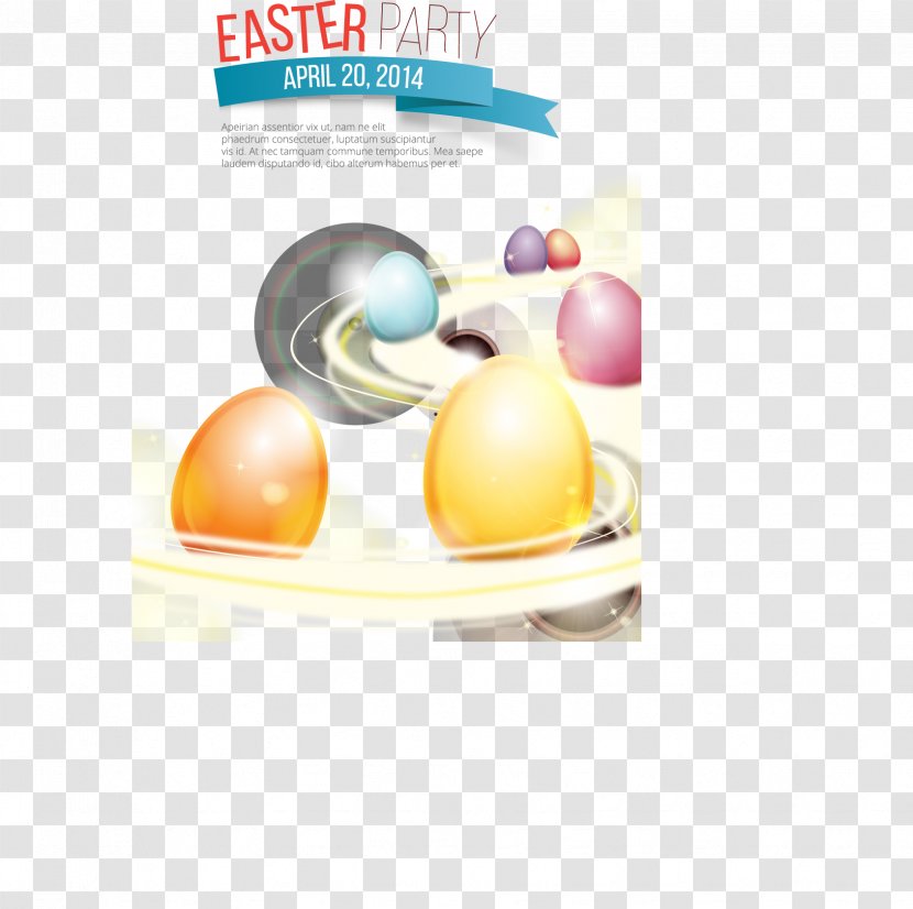 Easter Bunny Egg - Material - Vector Poster Transparent PNG