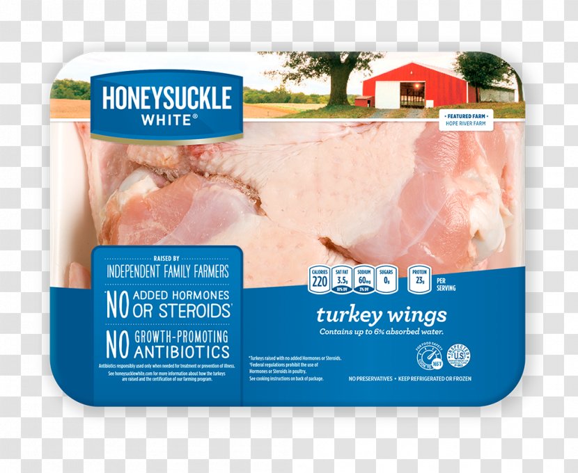 Turkey Meat Nutrition Facts Label Calorie Broad Breasted White - Honey Suckle Transparent PNG
