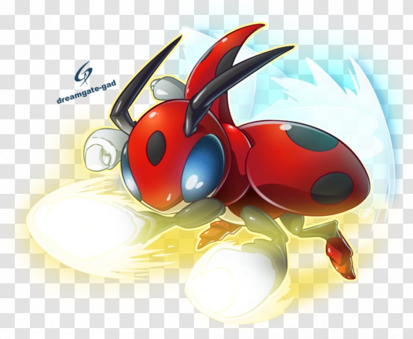 Ladybird Beetle Ledian Fan Art Ledyba Pokémon - Pest - Mosquito Nets Insect Screens Transparent PNG