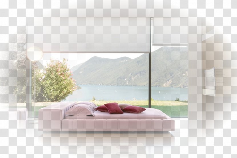 Bedroom Platform Bed Furniture Window Transparent PNG