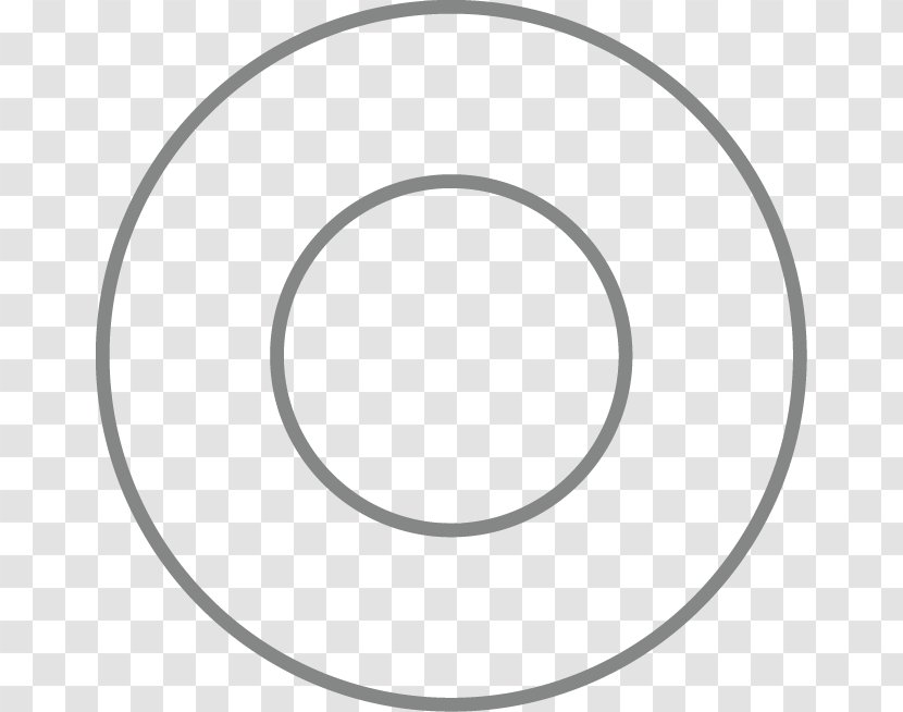 Circle Graph Concentric Objects Centre Area - White Transparent PNG