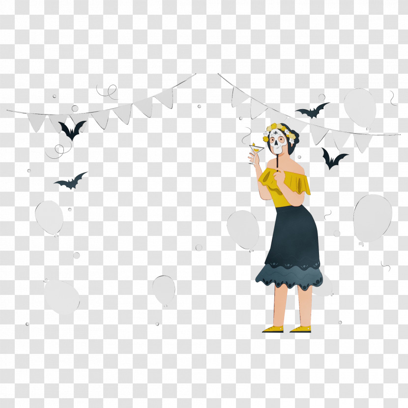 Cartoon Character Yellow Text Happiness Transparent PNG