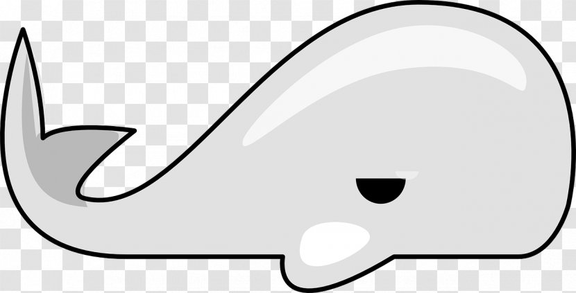 White Clip Art - Whale Transparent PNG