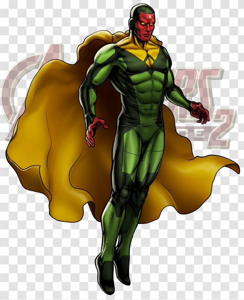 Vision Marvel Avengers Alliance Comics NOW! - Superhero Transparent PNG