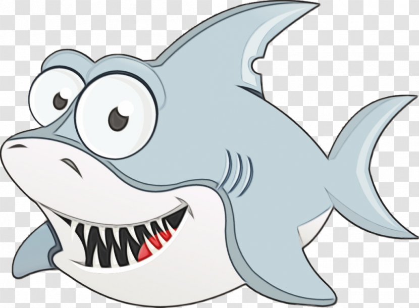 Great White Shark Background - Mouth - Tail Animation Transparent PNG