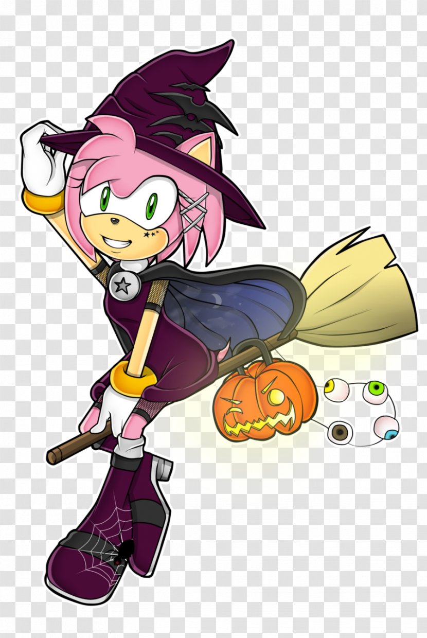 Amy Rose Ariciul Sonic Halloween The Hedgehog Coloring Book - Dressup Transparent PNG