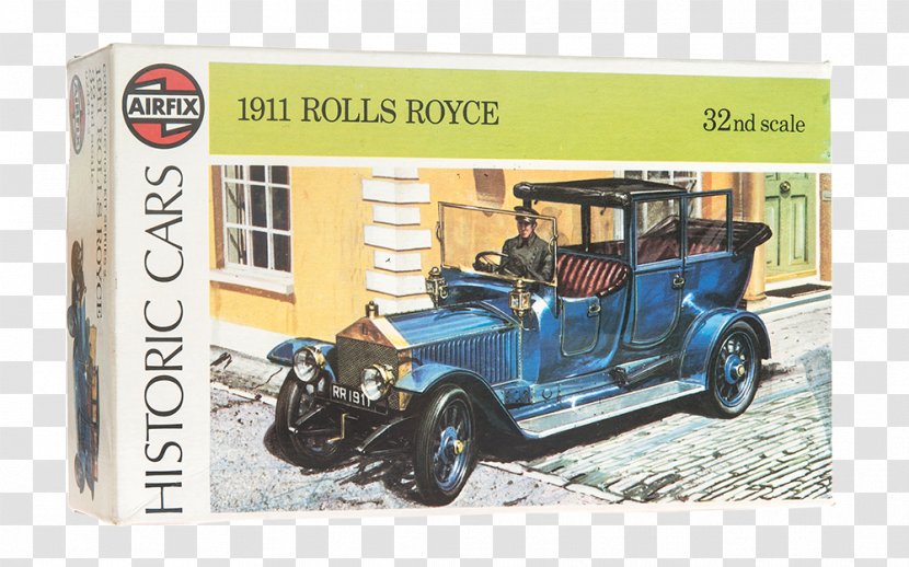 Vintage Car Rolls-Royce Silver Ghost Shadow - 132 Scale Transparent PNG