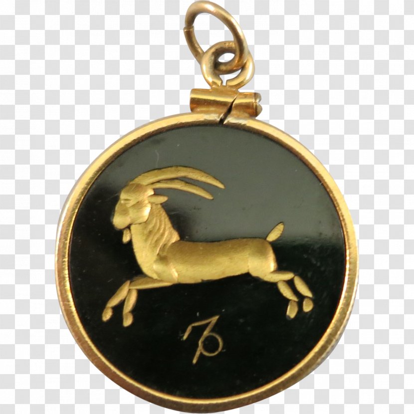 Locket Charms & Pendants Gold Jewellery Metal - Bronze - Capricorn Transparent PNG