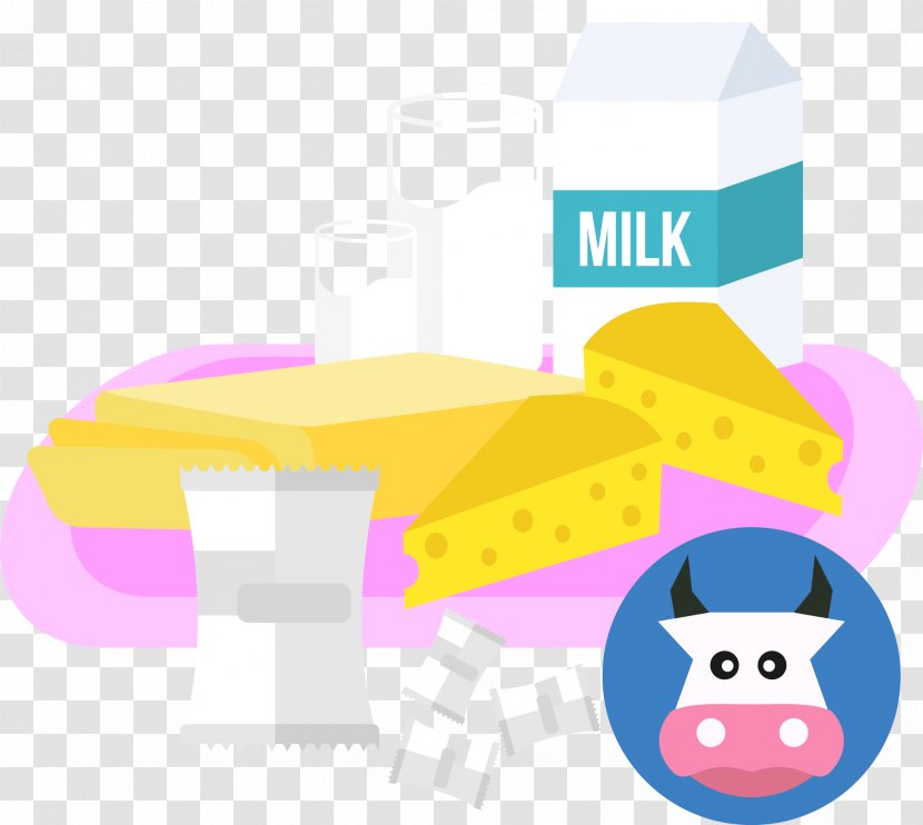Breakfast Milk Clip Art - Dairy Product - Vector Hand-painted Transparent PNG