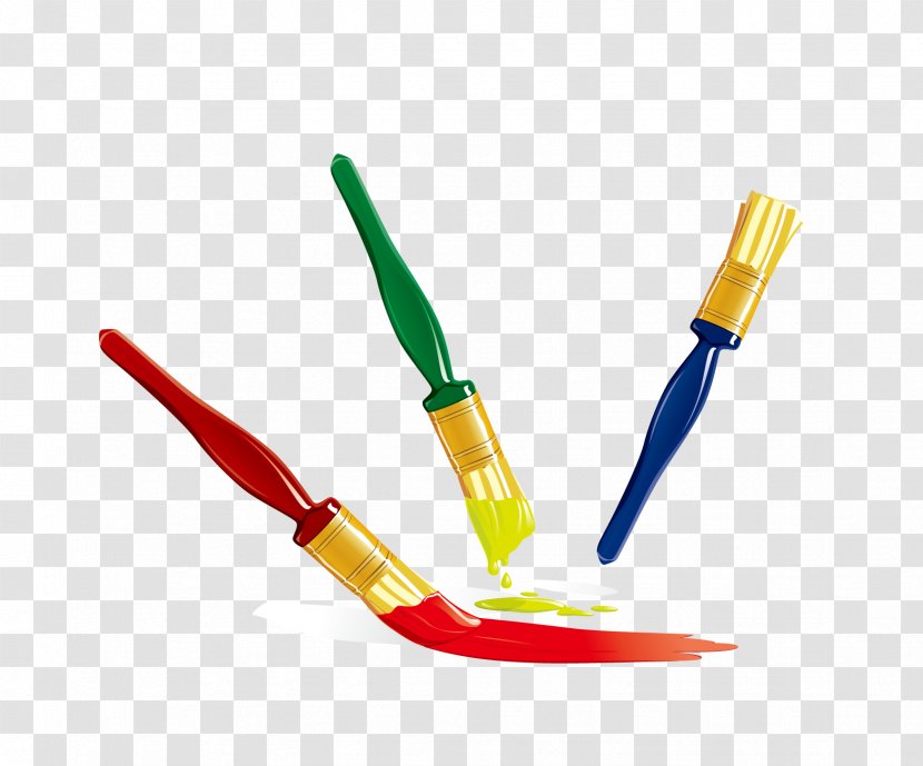 Paintbrush Painting - Brush - Vector Oil Pen Transparent PNG
