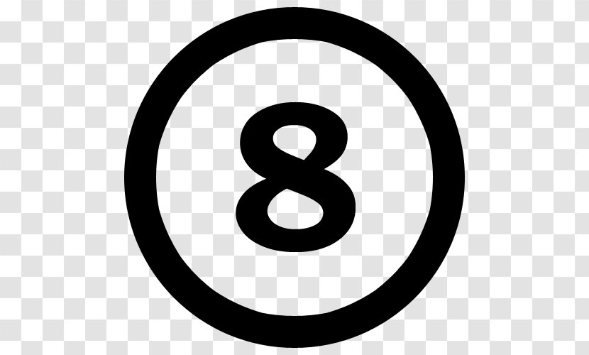 Clip Art - Symbol - 8 Number Transparent PNG