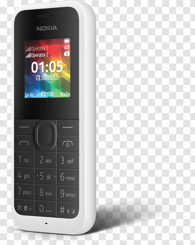 Feature Phone Smartphone Nokia 105 (2017) 108 - Subscriber Identity Module Transparent PNG