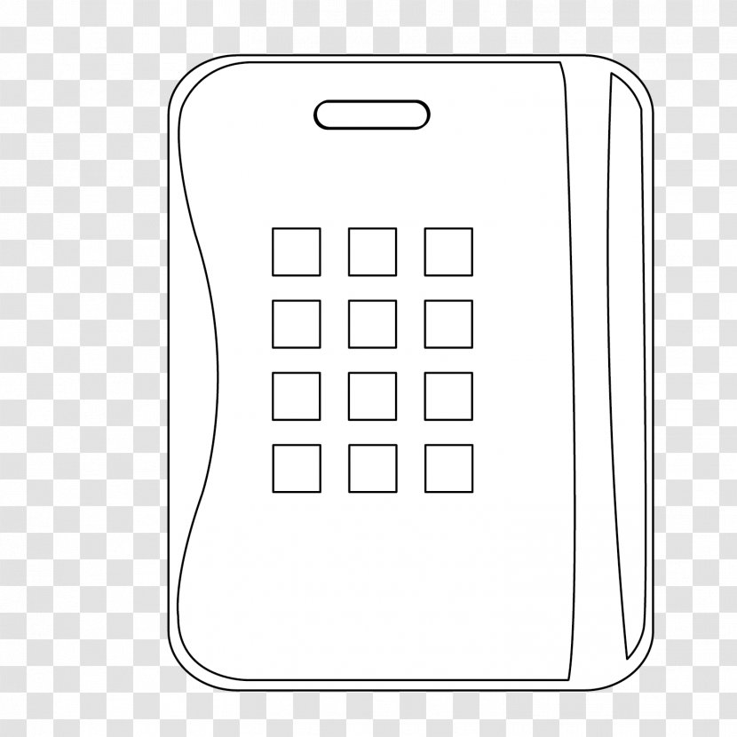 Paper Telephony Line Numeric Keypads - Keypad Transparent PNG
