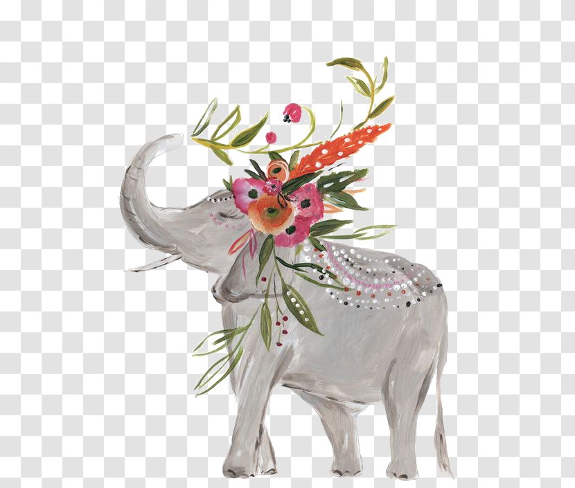 IPhone 7 Plus 6 X 6S 8 - Iphone 5s - Hand-painted Baby Elephant Transparent PNG