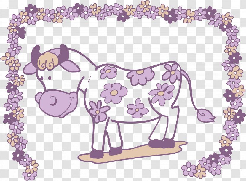 Cattle Long-sleeved T-shirt Calf Clip Art - Vertebrate - Cows Clipart Transparent PNG