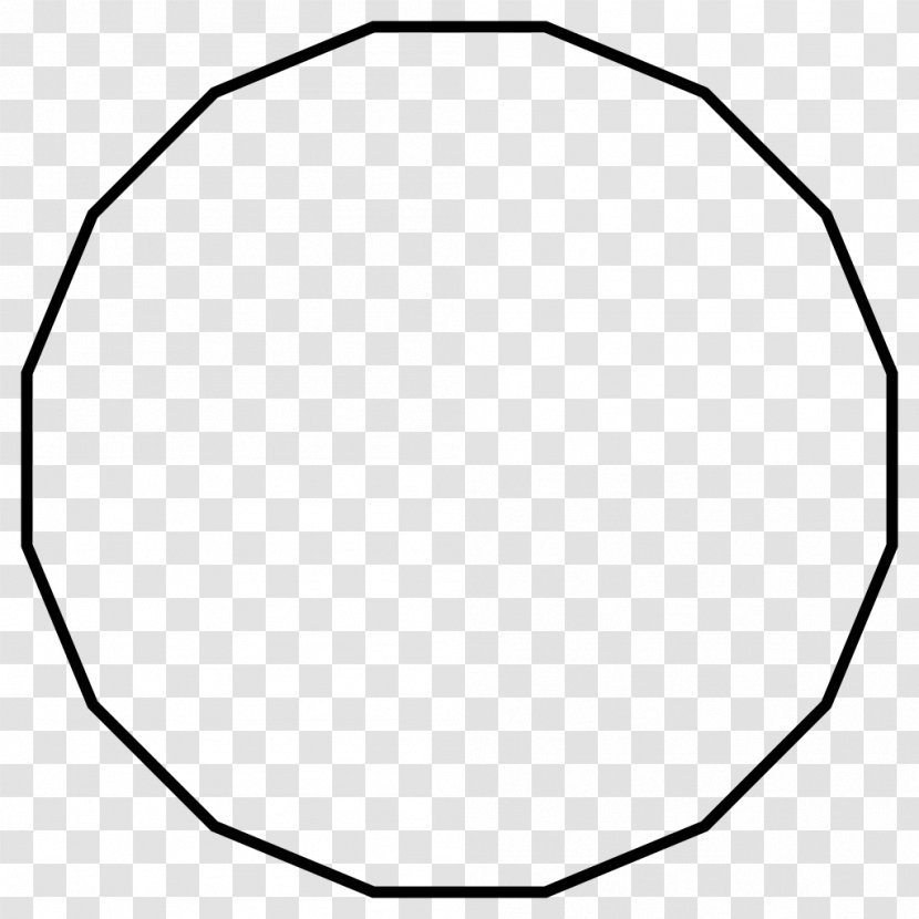 Circle Clip Art - Black - Polygon Transparent PNG