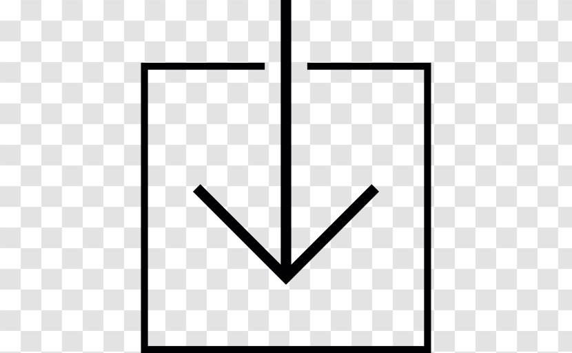Arrow Download Symbol Transparent PNG
