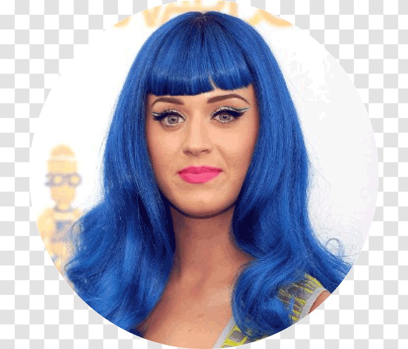 Katy Perry Bangs Hairstyle Long Hair - Flower Transparent PNG