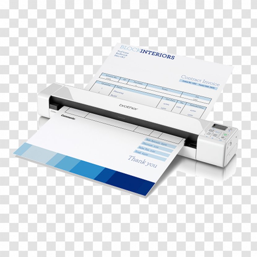 Image Scanner Brother Industries Document Computer Software Wireless - Wifi Transparent PNG