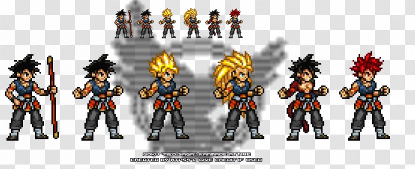 Goku Frieza Sprite Super Saiyan Image - Game - Dragon Ball Z Naruto Sage Mode Transparent PNG