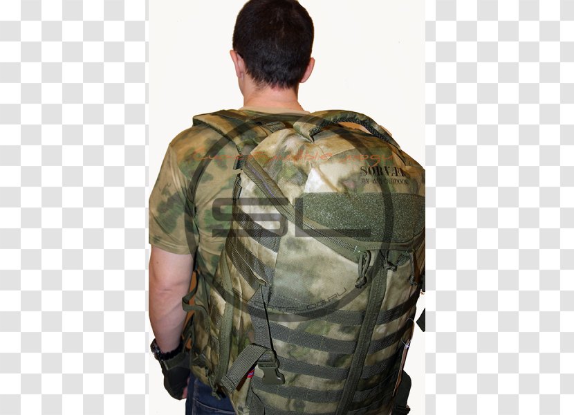 Military Camouflage Backpack Sørvær - Uniform Transparent PNG