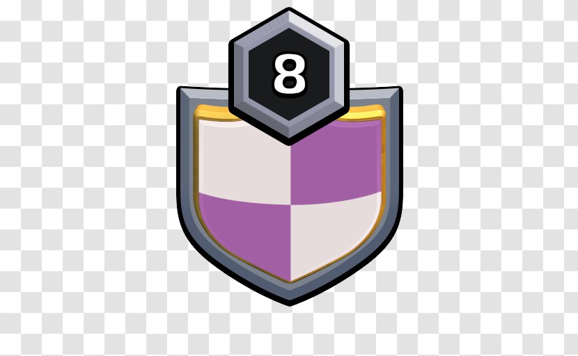 Clash Of Clans Video Gaming Clan Badge Family - Purple Transparent PNG