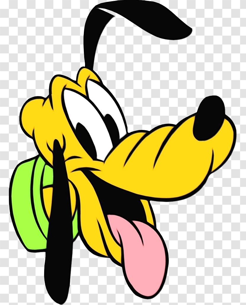 Pluto Mickey Mouse Coloring Book Goofy Cartoon - Yellow Transparent PNG