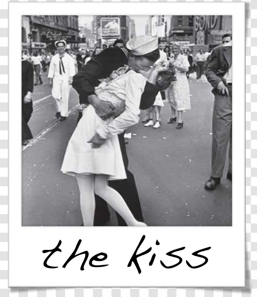 V-J Day In Times Square International Kissing Photograph - Human Behavior - Kiss Transparent PNG