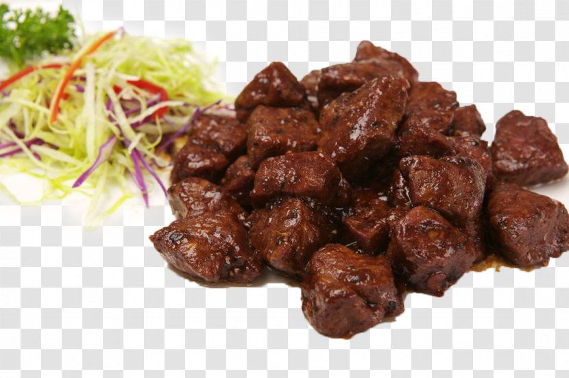 Short Ribs Black Pepper Beefsteak Meatball - Dish - Grain Beef Transparent PNG