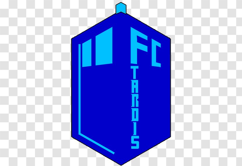 TARDIS Logo Brand - Electric Blue - Football Crowd Transparent PNG