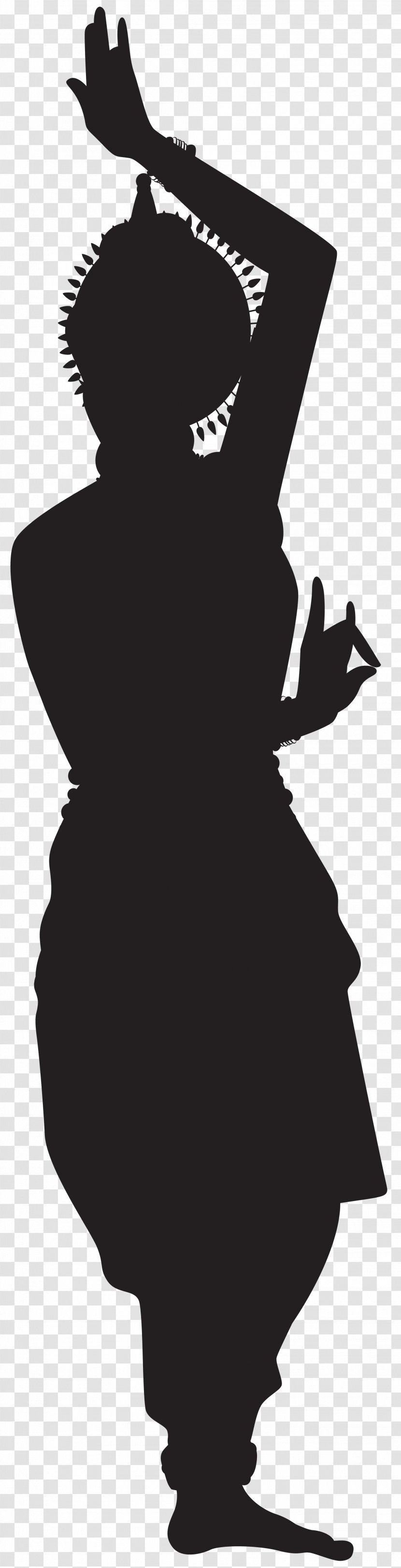 Silhouette Black And White Dance Clip Art - In India Transparent PNG